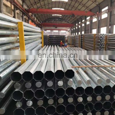 Q345 9M steel pole for Philippines