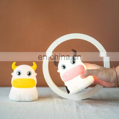 Most popular kids night light led silicone home decor night lamp