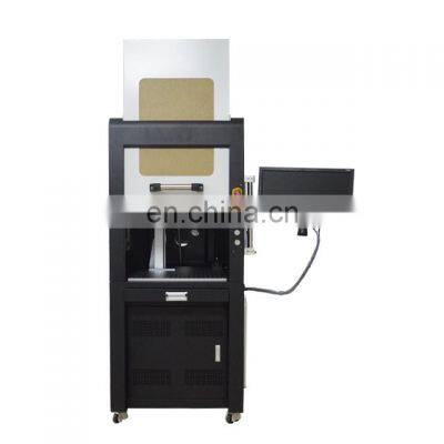 TIPTOPLASER New Design 100w China Full Closed Cover Fiber Laser Marking Machine For Mobile Phones Cell Phone photo-2