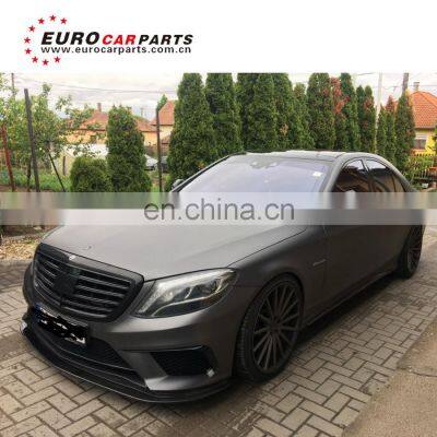 S class w222 S63 S65 carbon finber front spoiler for w222 S63 S65 to K style carbon finber front lip skirt