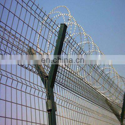 Boundary fencing trellis wire mesh fence panels military protection airport fence