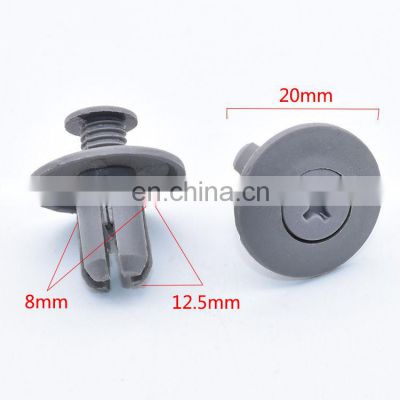 Car Universal Grey Bumper Clips auto fastener plastic Expansion clips