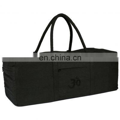 Top Design Embroidery 100% Cotton Canvas Fabric Used Yoga Kit Bag Buy At Competitive Price