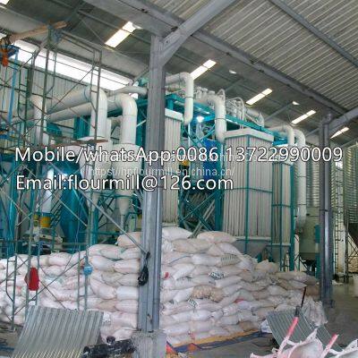 Customize Maize Corn Flour Mill Machine Corn Grits Making Machine Production Fufu Nshima