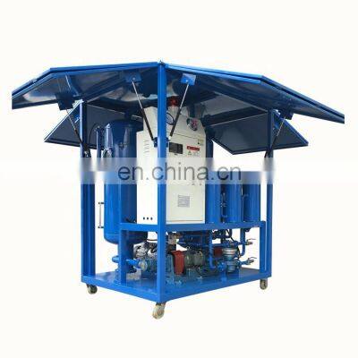 China 6000 lh automation vacuum chamber waste transformer oil purifier with pumping mechanism