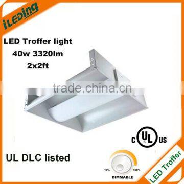 UL DLC listed 2x2ft 40w led recessed troffer light led troffer