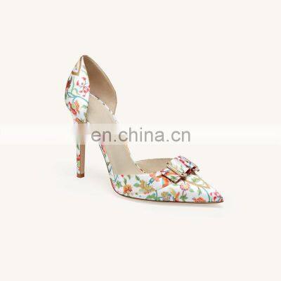 Ladies low heels new multi colors and design women heeled sandals shoes