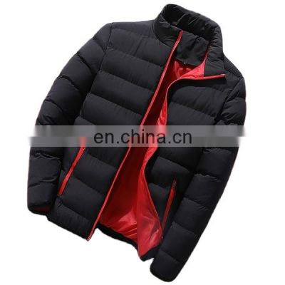 Factory direct supply winter thickened sports padded jacket men's stand-up collar cardigan padded jacket casual jacket