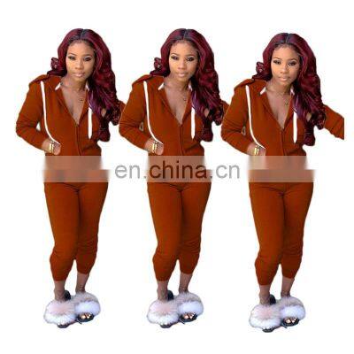 Manufacturers Wholesale Plus Size Women's Spring and Autumn Home Wear Casual 2-piece Suit Custom Sports Suit S-5XL photo-3