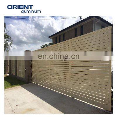 8x8 aluminium horizontal fence garden yard fence panel