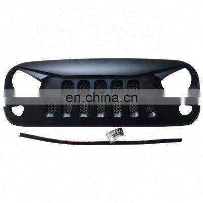 Автомобильный передний решетка радиатора, агрессивная решетка радиатора из материала АБС для Jeep, для Wrangler J189-5 photo-3