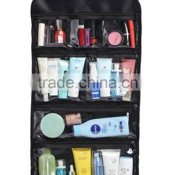 Foldable hanging toiletry travel bag organizer travel jewelry organizer makeup organizer