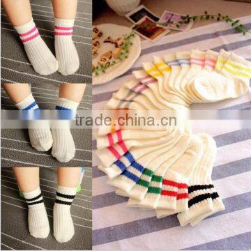 C58543S Hot sale winter fashion casual socks,child solid color socks