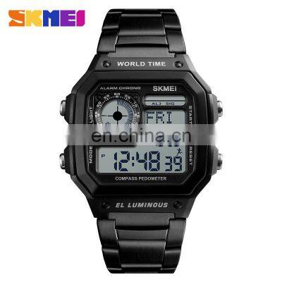 SKMEI 1382 Men's Sport Watch Multi Function Digital Wrist Watch With Chronograph Calorie Counter