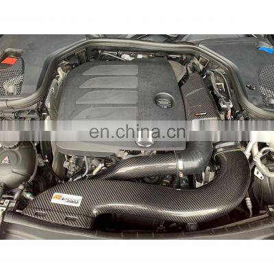 High Performance System Dry Carbon Fiber Air Intake Kit For BENZ C260L C300 M264 2.0T