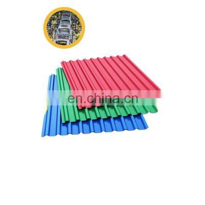 Factory Price Cold Rolled Corrugated Steel Cheap Trapezoid Metal Colorful Roofing Sheet For Sale