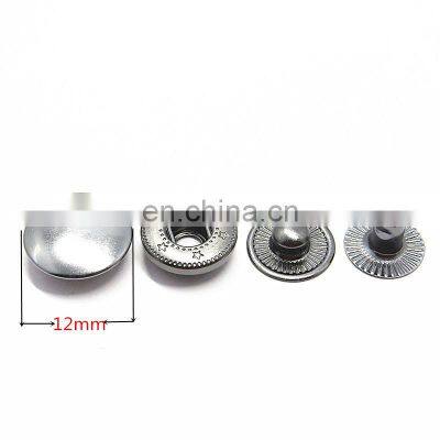 Custom 12mm Metal Spring Snap Clip Button photo-2