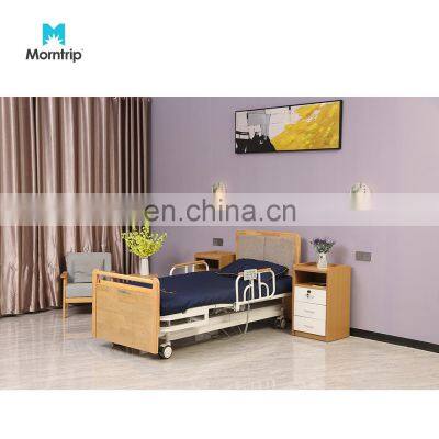 Morntrip Auto-Rotating Seat And Sleep Electric Remote Easy To Move Height Adjustable Home Nursing Bed For Bedridden Patient photo-3