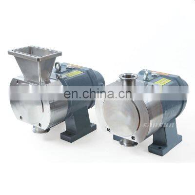 5HP Food Transfer TUL Industrial Rotor Lobe Pump Gear Pump High Viscosity Chocolate Pump photo-3