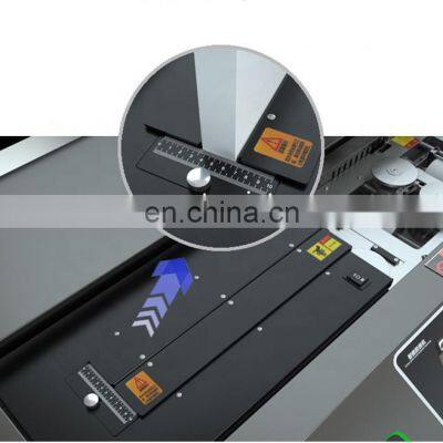 UK5 7inch Touch Screen Silence Mute Hot Thermal Glue Book Cover Binder, Notebook Hotmelt Glue Bookbinding Machine photo-4
