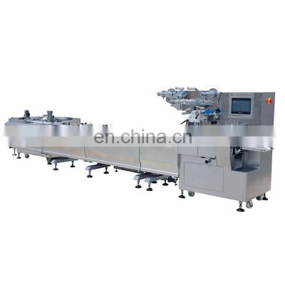 Pillow Packing Machine Of Full Servo Control Semi Automatic Cleaning Ball Bearing Soap Flow Wrapper Equipment