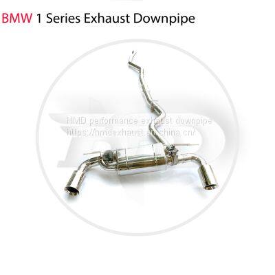 Stainless Steel Exhaust Pipe Manifold Downpipe is Suitable for BMW 1 Series Auto Modification Electronic Valve whatsapp008618023549615