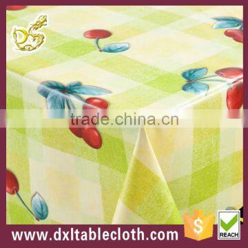 patchwork with cherries oil paint oilcloth tablecloths round