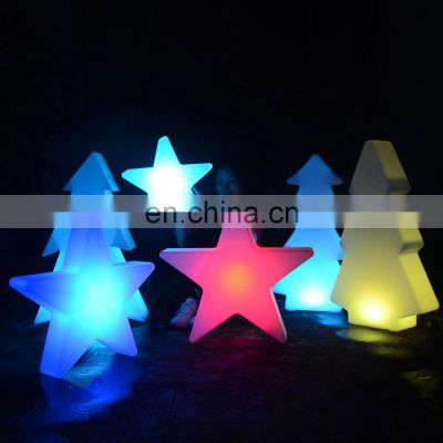 led ice bucket Christmas /Rechargeable 16 Colors PE Plastic Christmas Star Grow Holiday Lighting LED for Decoration