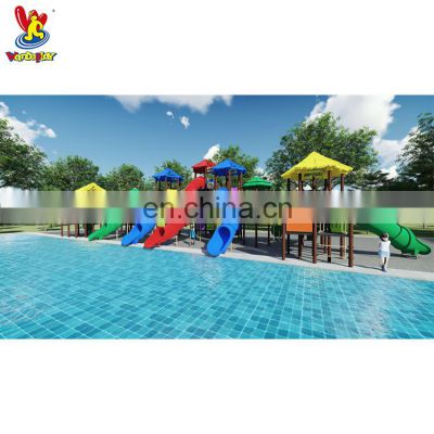 Children playhouses amusement park/water park slides plastic toy commercial sport playsets outdoor playground equipment for kids