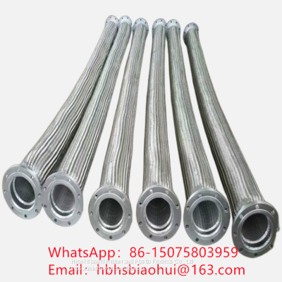 Corrugated Stainless Steel Flexible DN 1/4-12 Inch Corrugated Metal Hose with Assembly for industrial