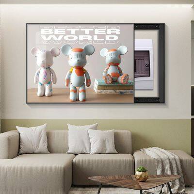 Violent Bear Hanging Painting / Wall Painting / Decorative Painting 02 photo-3