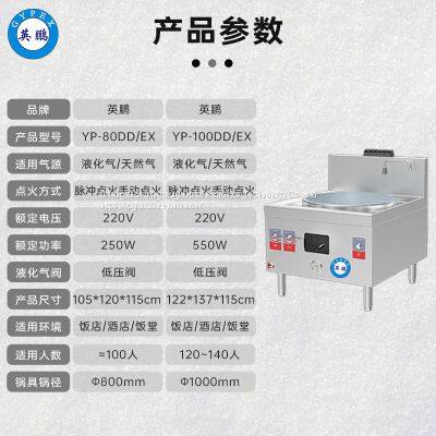 Gas Stove, Double Stove, Liquefied Gas Stove, Double Stove, 5.0kW High Power Household High Fire Stove, Tempered Glass Double Stove, Embedded Dual Purpose, Fully Air Inlet, High Efficiency photo-2