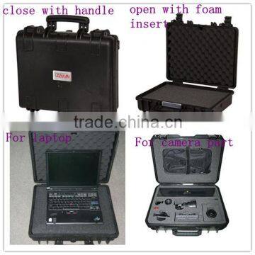 Laptop plastic hard case for business and camping