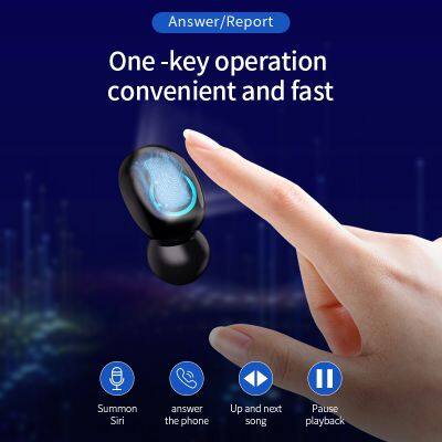 Q66 TWS Earphones HD Stereo Large Battery Capacity Earphone Headphone Built-in Mic With 6000mAh Power Bank photo-6