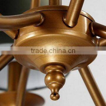 2016 New Wrought Iron Candle Chandelier Lighting photo-3