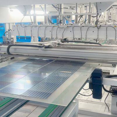 Full Automatic High Speed Solar Cell Stringer Laying And Bussing Integrative Machine photo-5