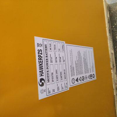 HAWKERPZS New Energy Forklift Battery 5PZS400 / 48V400AH. Complete models available.