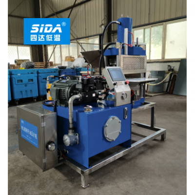 Dry ice block briquetting machine 1000kg/h
