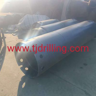 880/800mm ADEME METÁLICO RECUPERABLE DE DOBLE PARE CON CORONA DE CORTE diametro de Con junta de tornillos para la cimentacion profunda