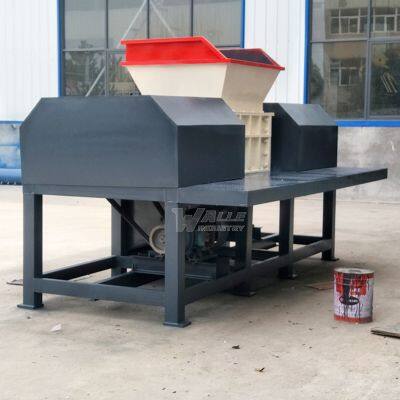 Équipement de broyage à double arbre en alliage d'aluminium usagé et broyeur de fibres