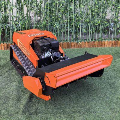 Vigorun Remote Control Robot Mower Self-Locking Slope Safety Flail Mower Robot for Steep Slopes