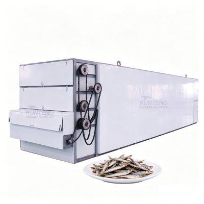 Equipamento de secagem contínua em malha para legumes, frutas e amendoins