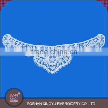 Cheap & Hot Selling Promotion Crochet Cotton Neckline Designs With Mesh Embroidered Pattern photo-3