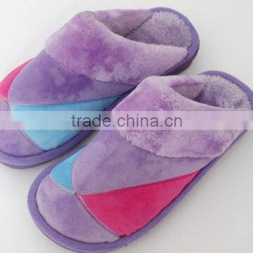 Newest Design High Quality Simple Men's Cotton Slipper Old Fashion Winter Slippers photo-2