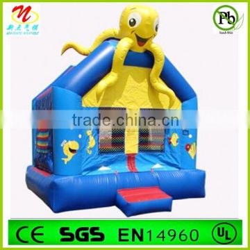 bouncer Type and Plato PVC Material Octopus cheap inflatable bouncer