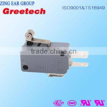 15a 125vac,5a 250v,20a 120v,waterproof Plunger,dpdt,3 Pin Roller Lever ,4 Position, Silver Contact Push Button Mini Micro Switch photo-2