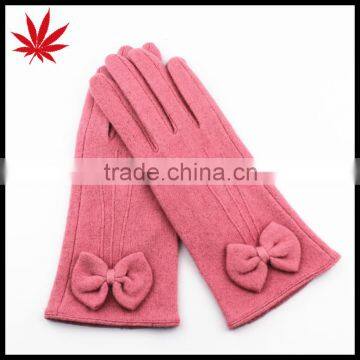 Decorative Butterfly Detailing Ladies Simplex Wool Glove