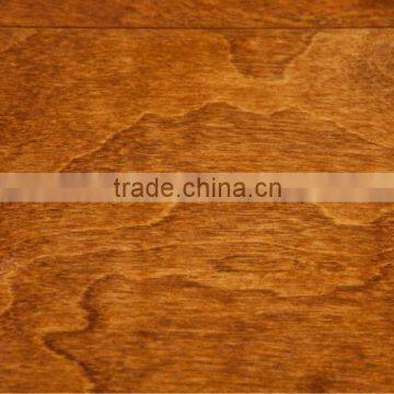 The big chamfer of birch plane multilayer wood flooring Engineered multilayer wood flooring