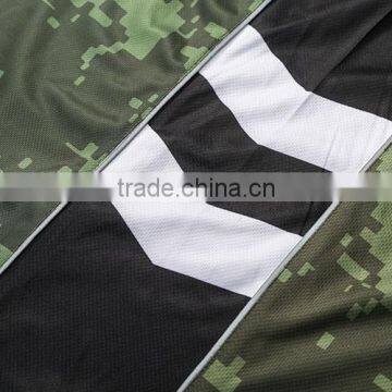 Cheap Price Unisex Submation Reversible Camo Basketball Uniform With Cap