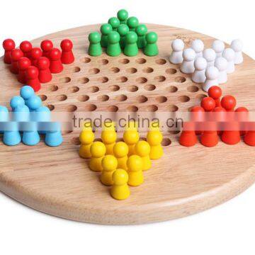 Wooden chess board games toy